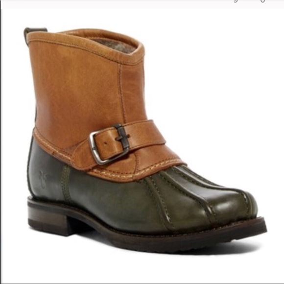 Frye Shoes - Frye Veronica Shearling Lined Engineer Duck Boots